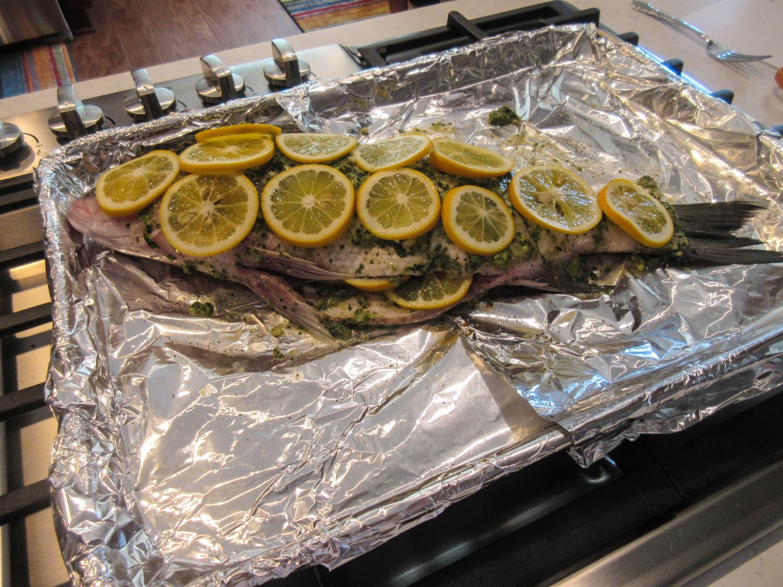 Cannundrums Broiled Striped Bass