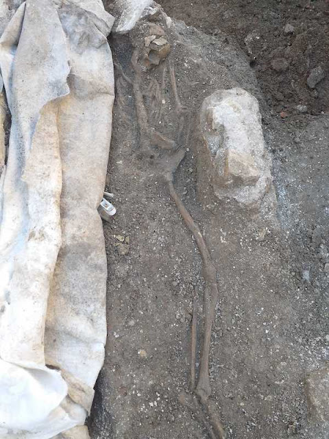 Medieval skeleton revealed at site of Diocletian’s Palace in Croatia