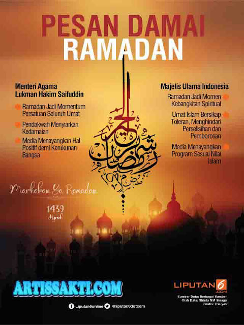 Momen Bersatu Menebar Damai, Marhaban Ya Ramadan