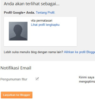 pilih profil blogger
