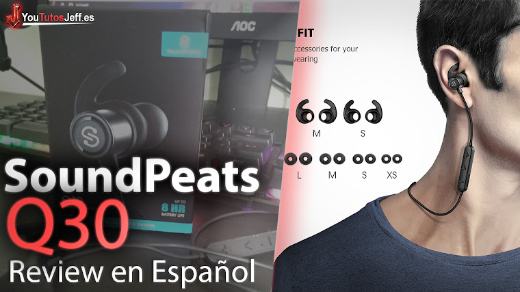 SoundPeats Q30 Review Español - Hasta 8 horas de BATERÍA - Auriculares Bluetooth