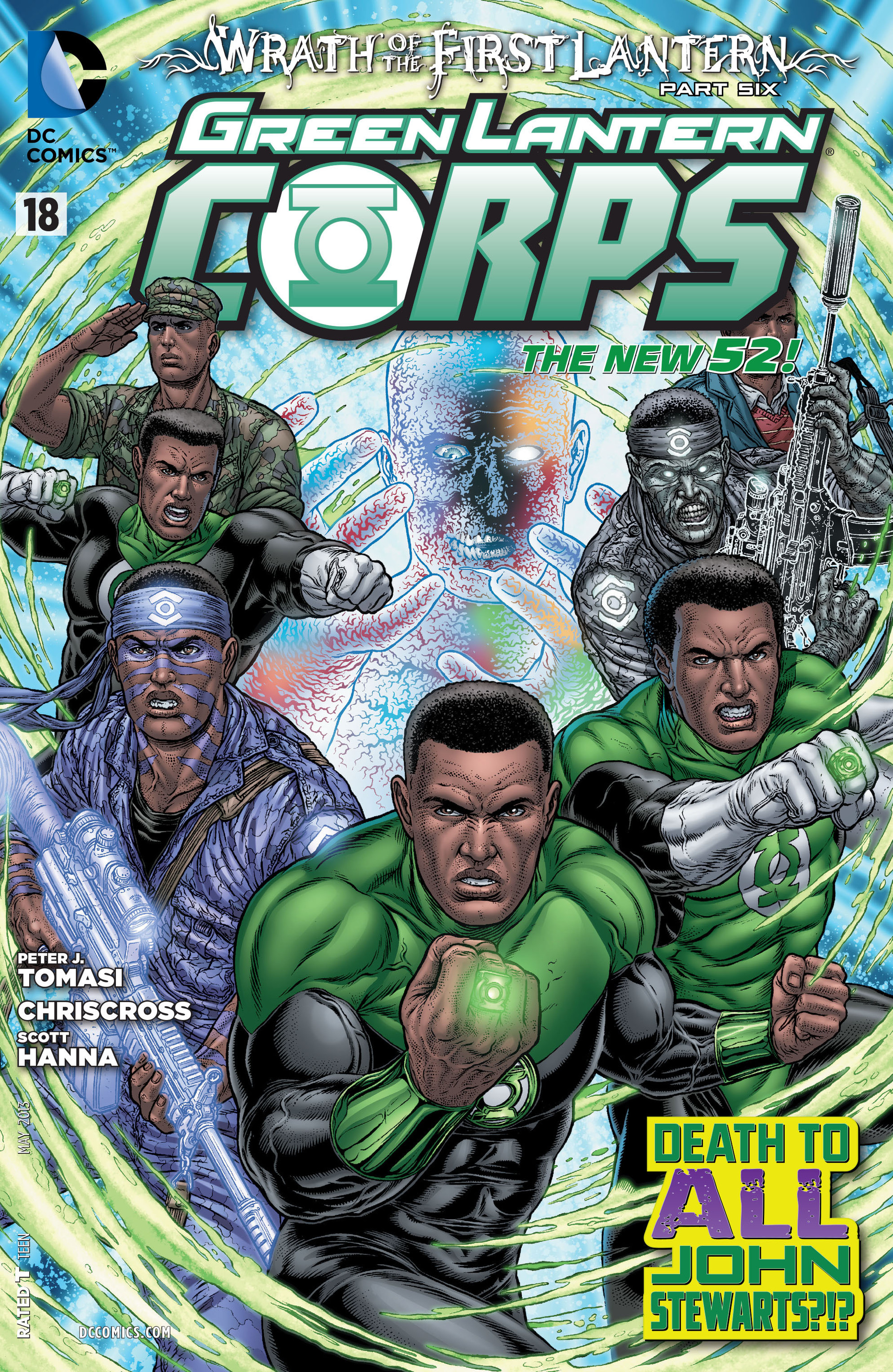Read online Green Lantern Corps (2011) comic -  Issue #18 - 1