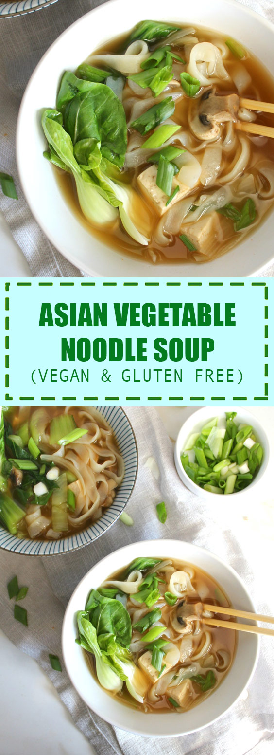 Asian Vegetable Noodle Soup Asian Vegetable Noodle Soup