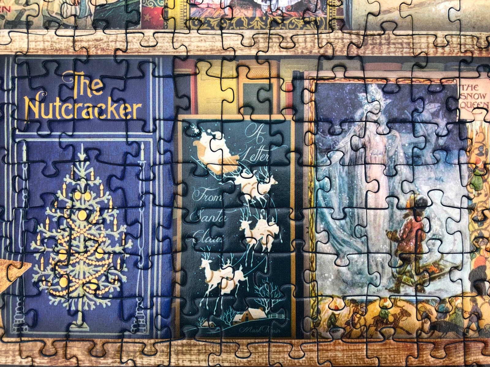 Jigsaws 1000 Piece Ravensburger The Christmas Library Jigsaw Puzzle