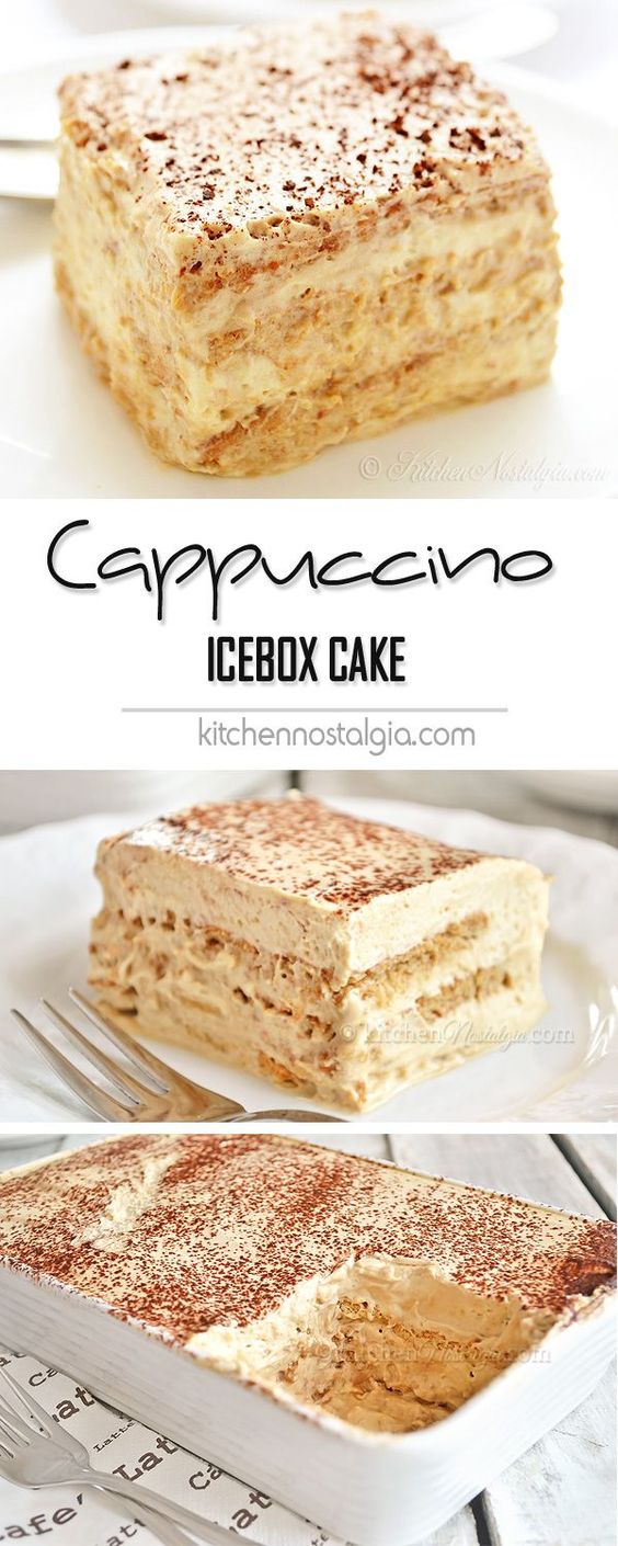CAPPUCCINO ICEBOX CAKE
