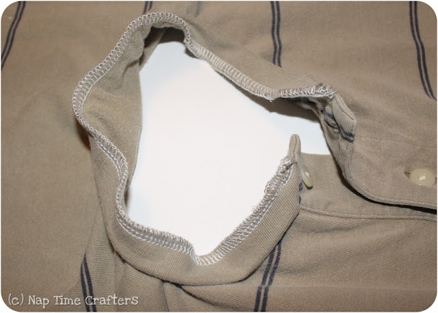 Upcycled Henley Tutorial - Peek-a-Boo Pages - Patterns, Fabric & More!