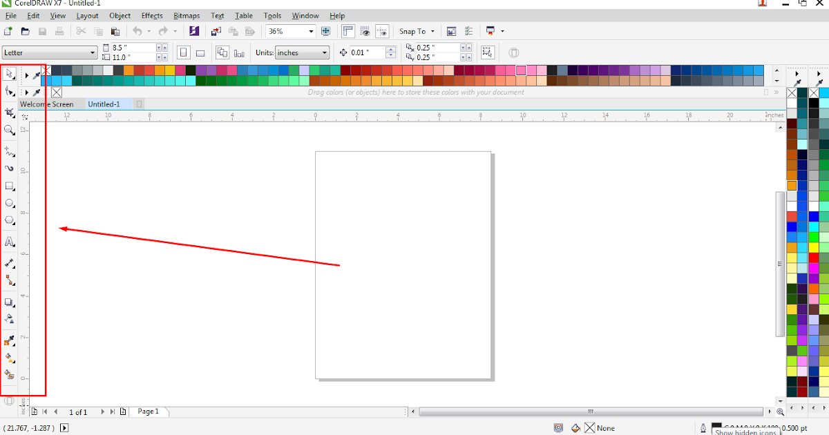 PENGERTIAN TOOLBOX PADA COREL DRAW DAN FUNGSINYA - LATES TECHNOLOGI