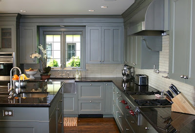 TROVE INTERIORS: Falling for Grey Kitchens
