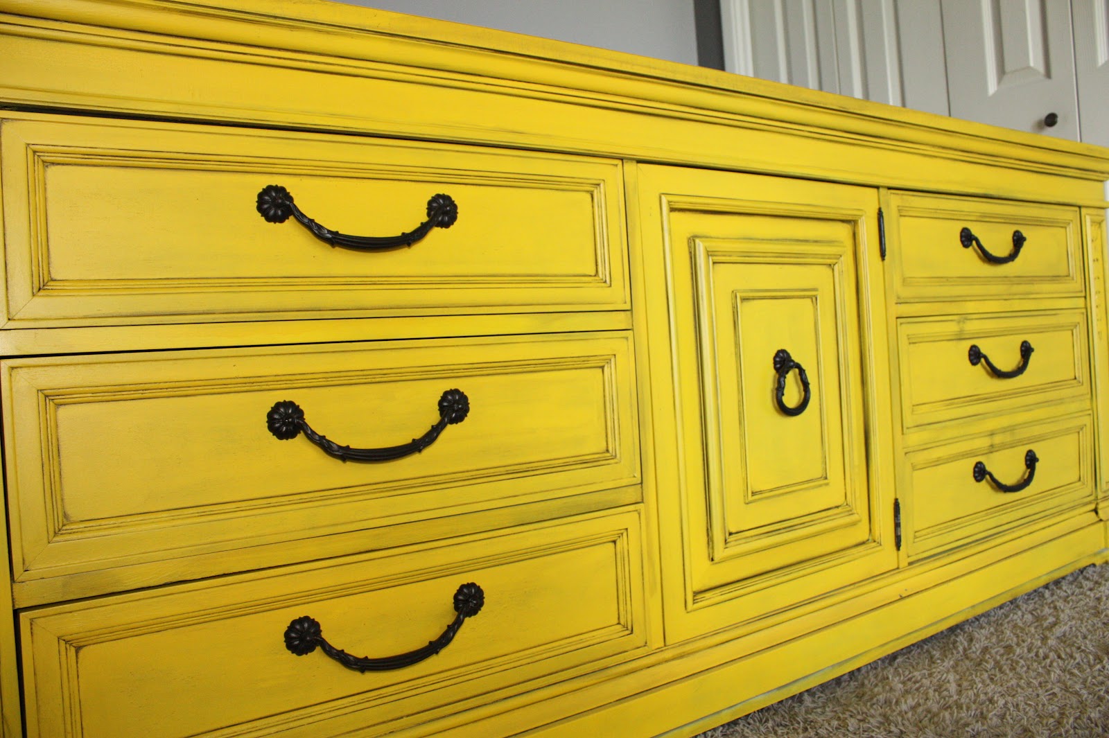 My Life Yellow Dresser for the Master Bedroom