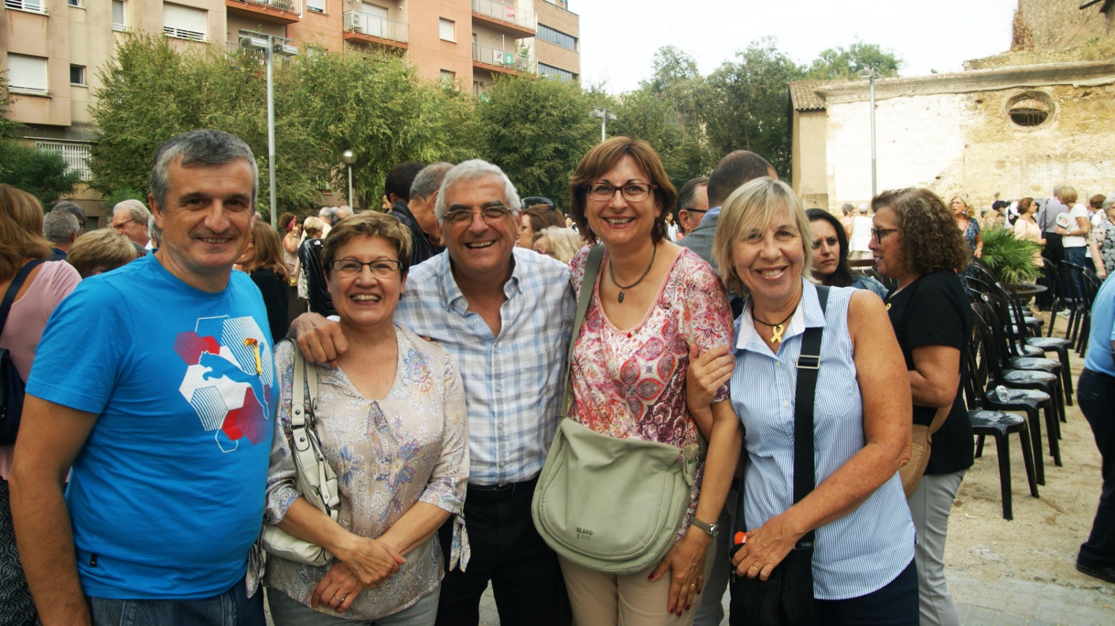 Amb la parròquia de Sant Andreu del Palomar