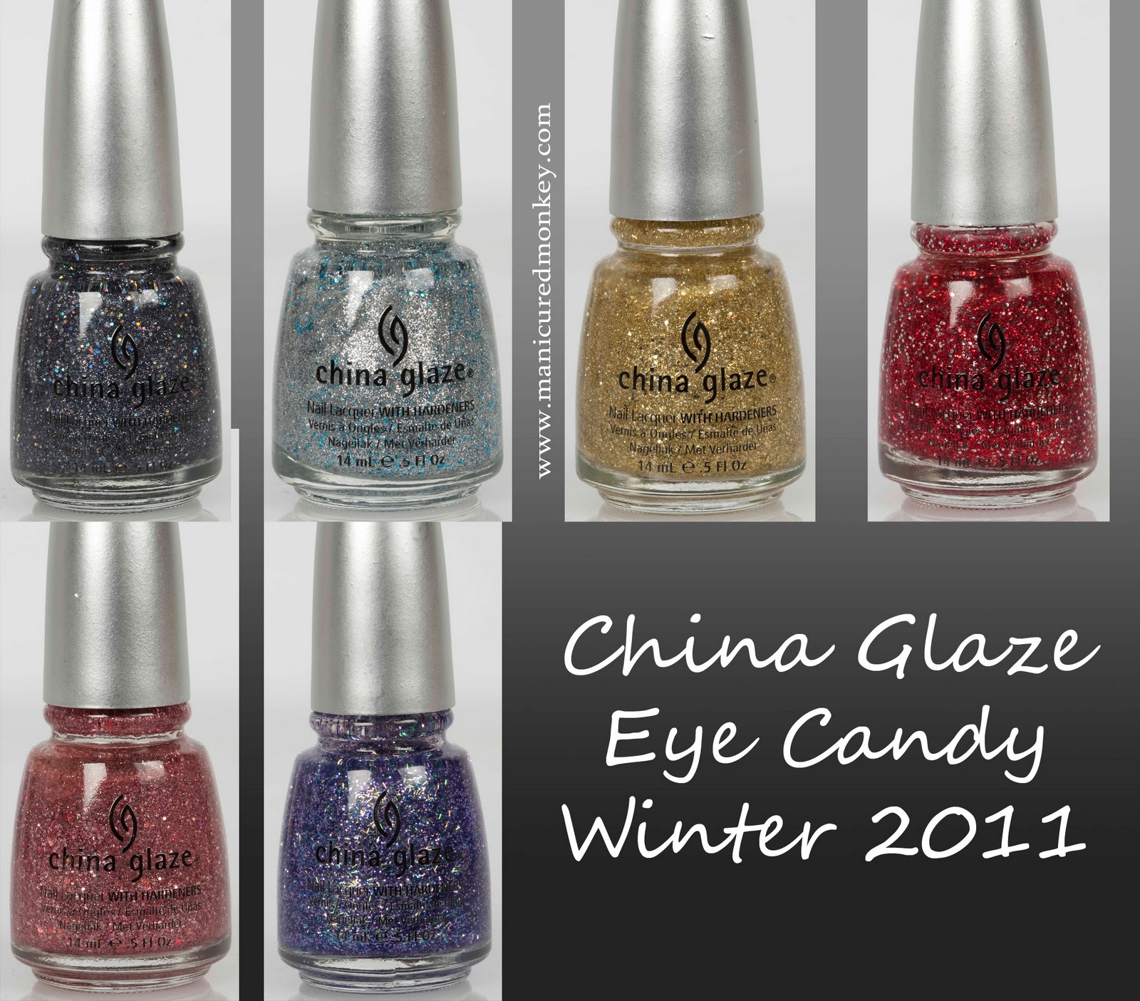 The Manicured Monkey China Glaze Eye Candy Winter 2011 press release