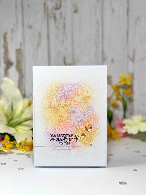 Floral Card by March Guest Designer Jane Clark | Blooming Botanicals Stamp Set by Newton's Nook Designs #ewtonsnook #handmade