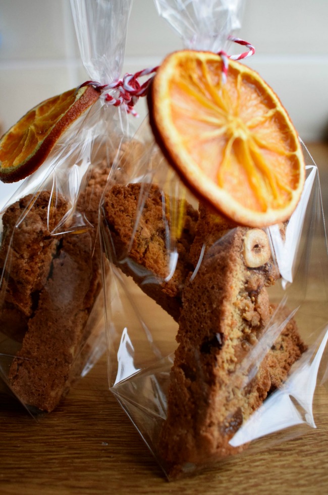 Touch wood Fig and hazelnuts biscotti