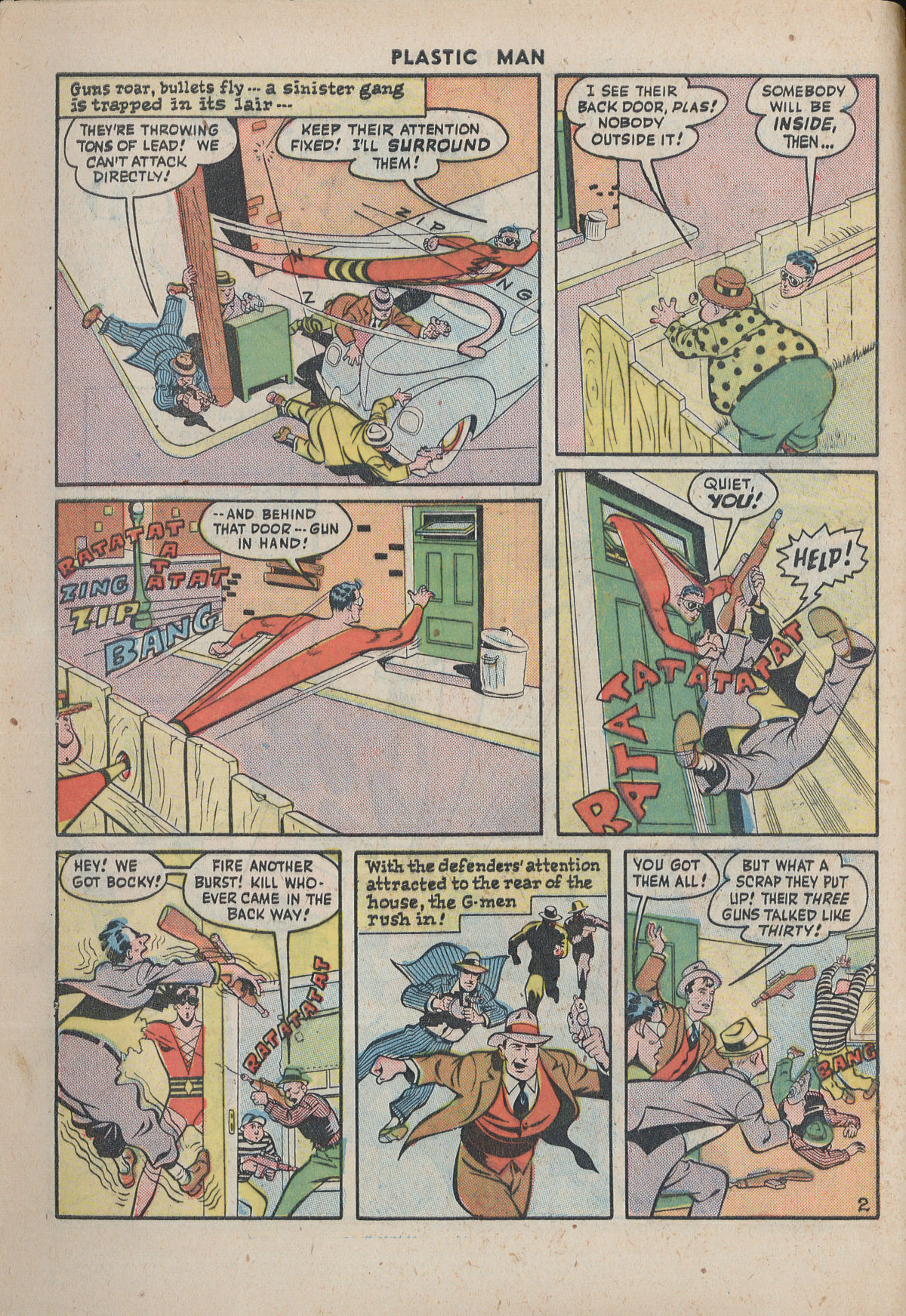 Read online Plastic Man (1943) comic -  Issue #5 - 4