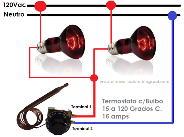 Como conectar un Termostato con Bulbo... ~ #DIRCASA - Proveedor Industrial