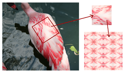 Chilean Flamingo Feathers Pattern