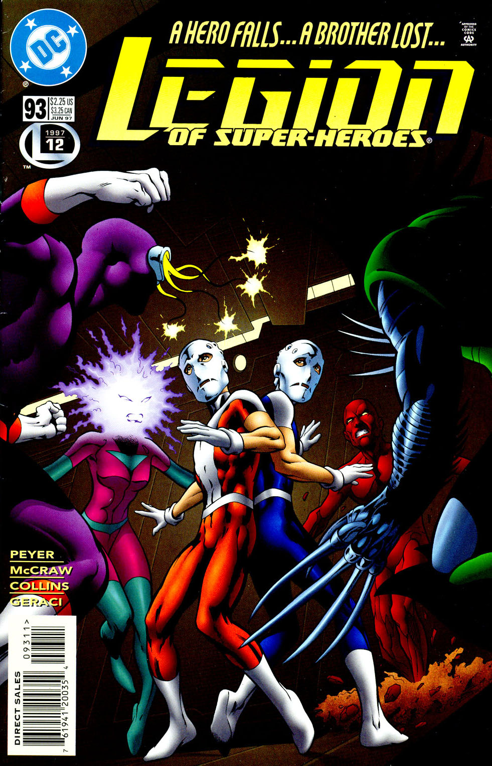 Read online Legion of Super-Heroes (1989) comic -  Issue #93 - 1