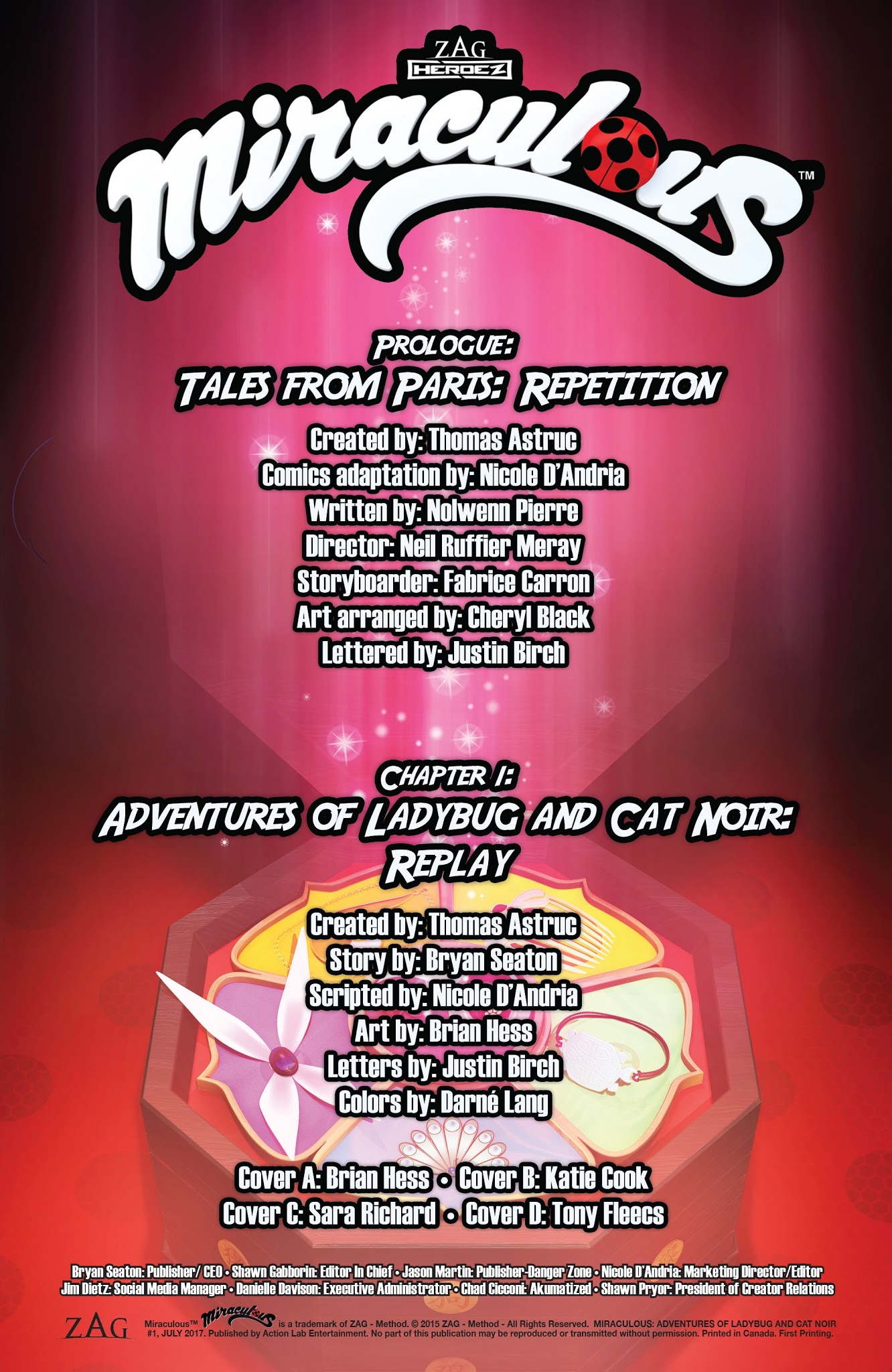 Comic Miraculous Adventures Of Ladybug And Cat Noir Issue 3