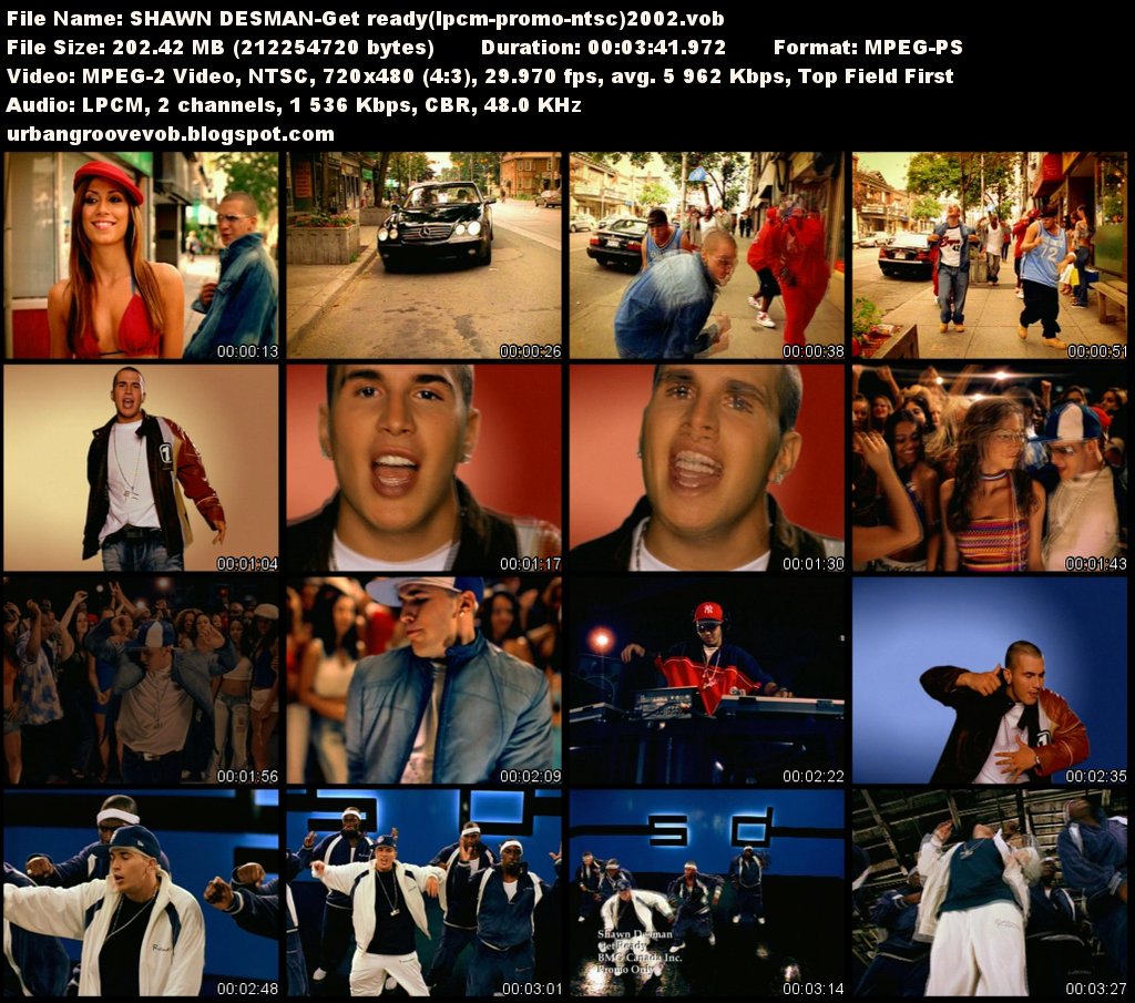 Urban Groove Vob Collection Shawn Desman Get Ready (2002)
