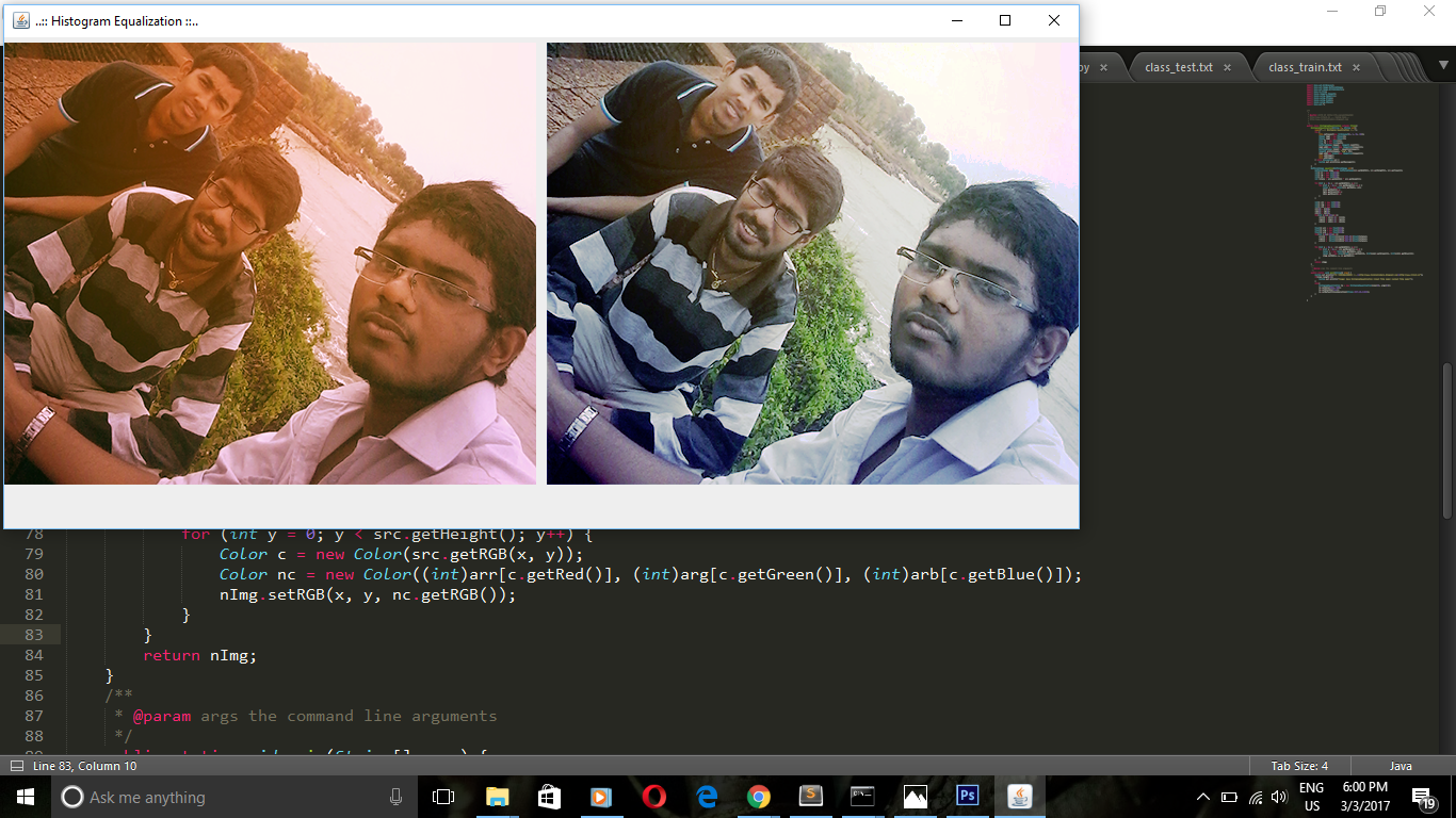 Histogram Equalization for Color Images Make Your Image More Clear