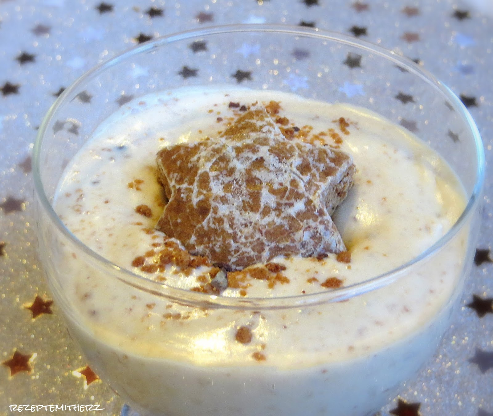 Rezepte mit Herz: Lebkuchen - Mousse mit weißer Schokolade
