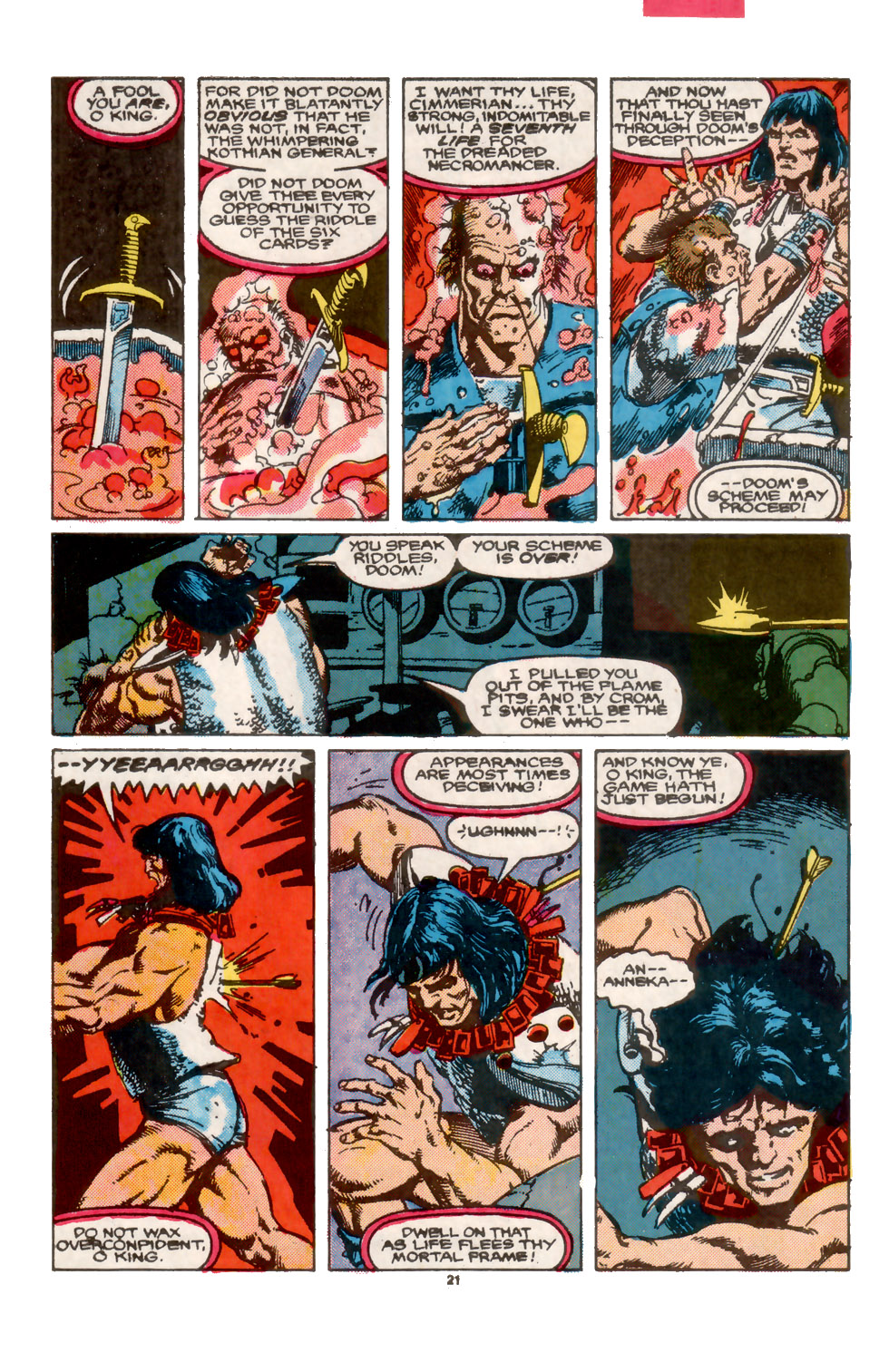 Read online Conan the Barbarian (1970) comic -  Issue #202 - 22