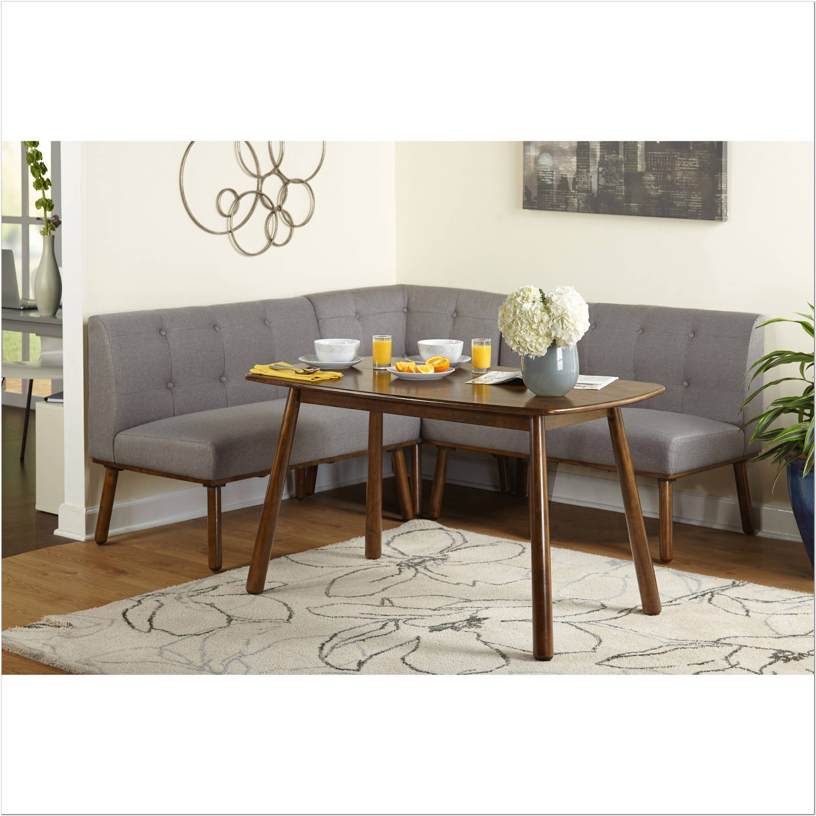 4 Piece Corner Dining Set