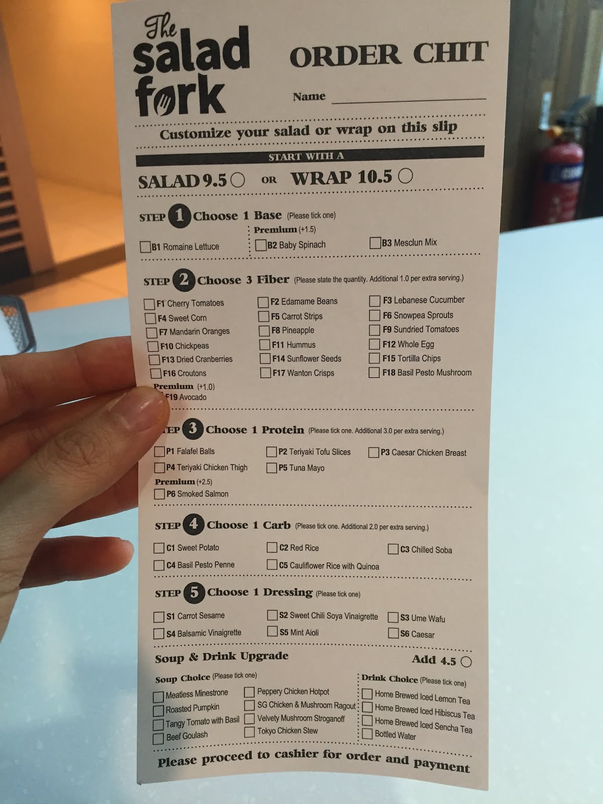 the salad fork (the soup spoon union), raffles city. noms.