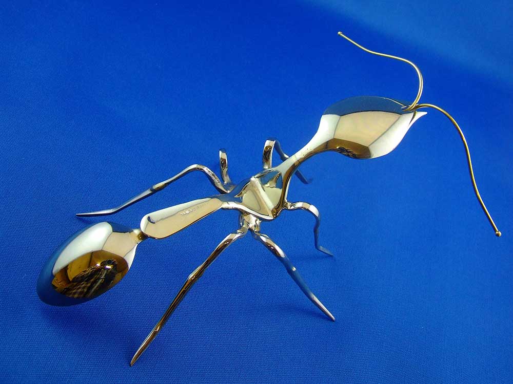 cutlery art creations by Lewis Alessandro easy arts and crafts ideas