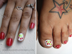 nail cherry diy designs nails toe monday easy def mani wanna loved link then head christmas