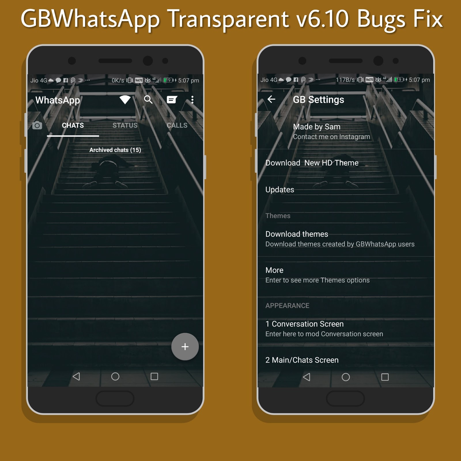 GBWhatsApp Transparent v6.10 Bugs Fix Latest Version GBWhatsApp Transparent v6.10 Bugs Fix Latest Version