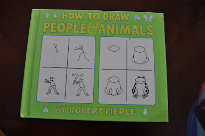 How to draw people and animals book for children by Robert Pierce