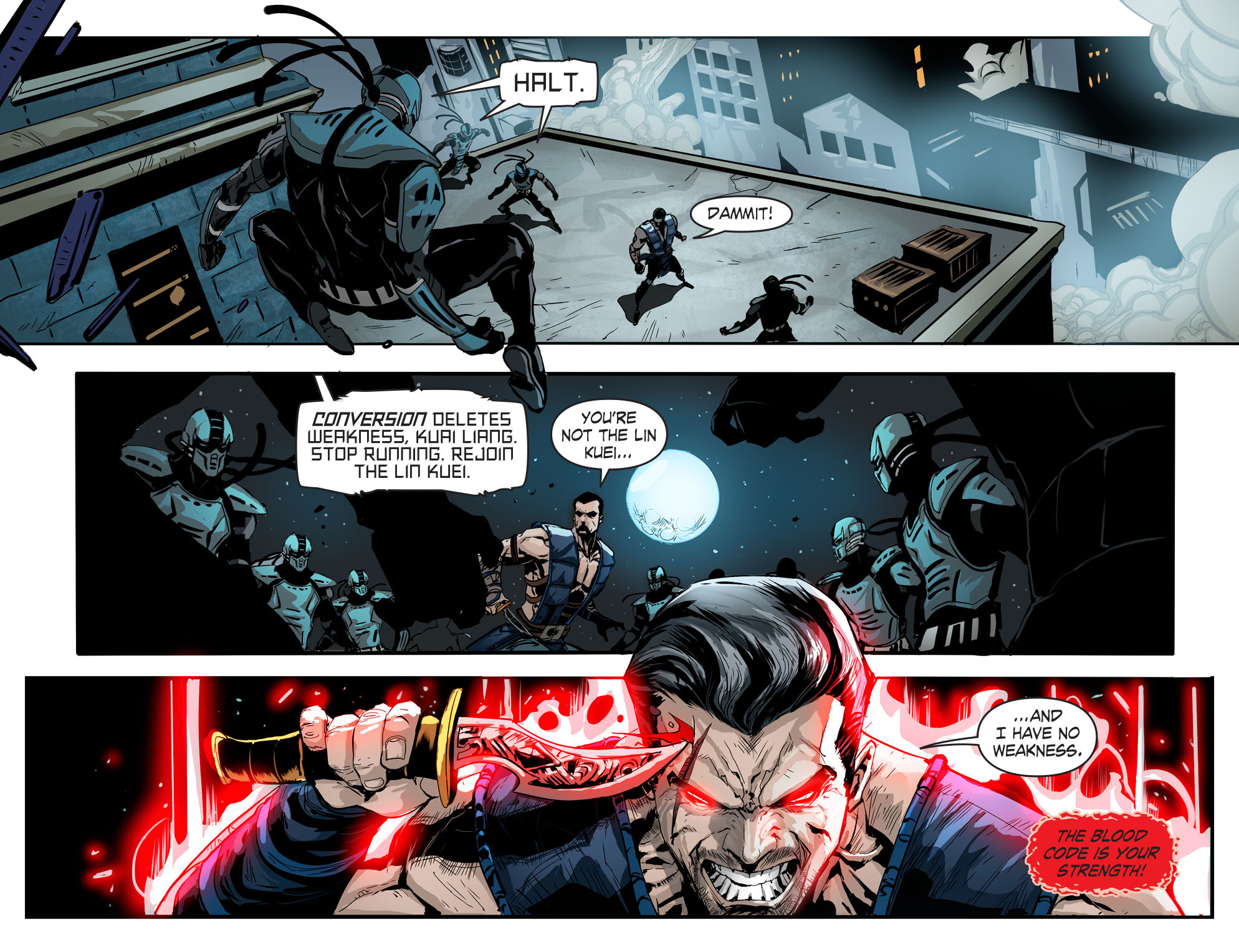 Read online Mortal Kombat X [I] comic -  Issue #11 - 17