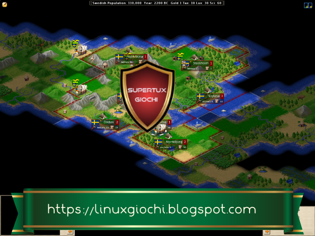 Guida a Freeciv, un grande gioco open source: i livelli di cibo, produzione e commercio. 1 Freeciv 2.1.0 beta3