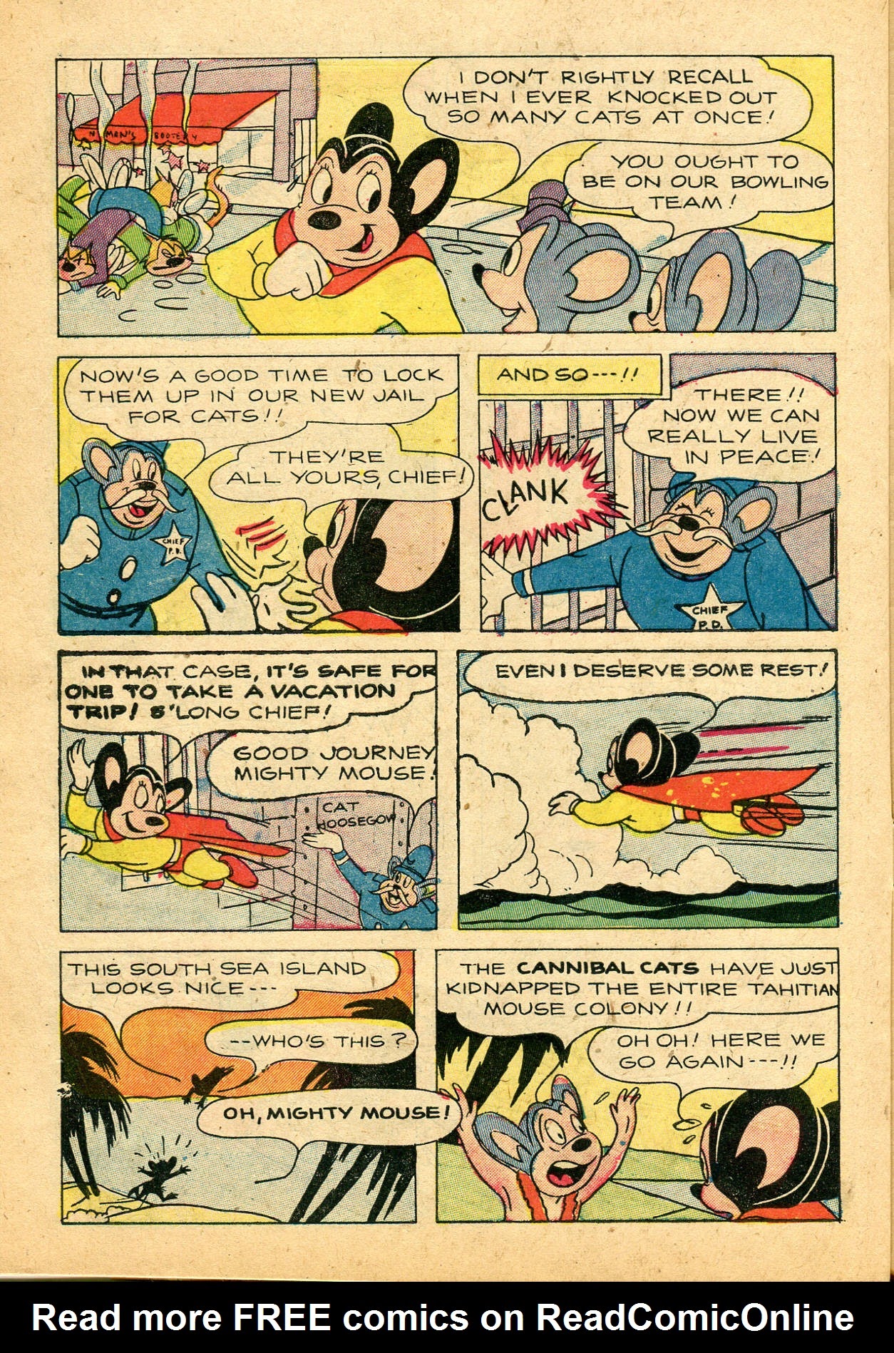 Read online Paul Terry's Mighty Mouse Comics comic -  Issue #47 - 28