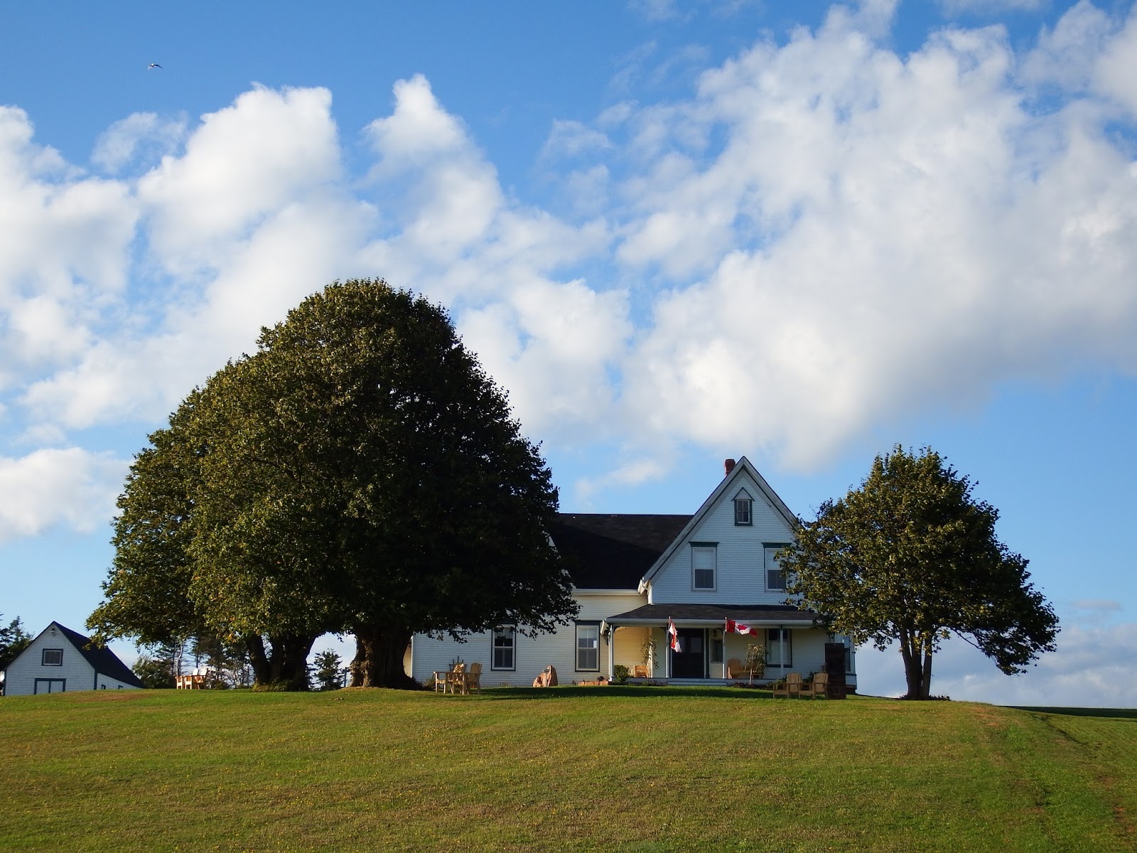 Дом зеленые крыши на острове принца эдуарда