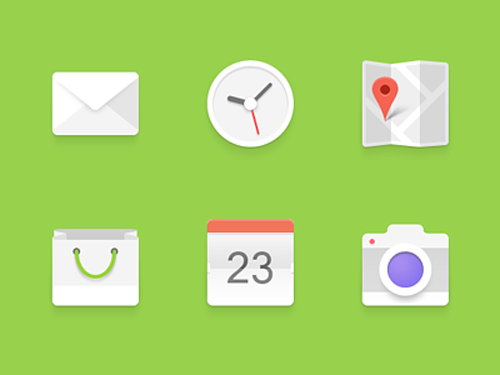 Flat Design Icons Sets