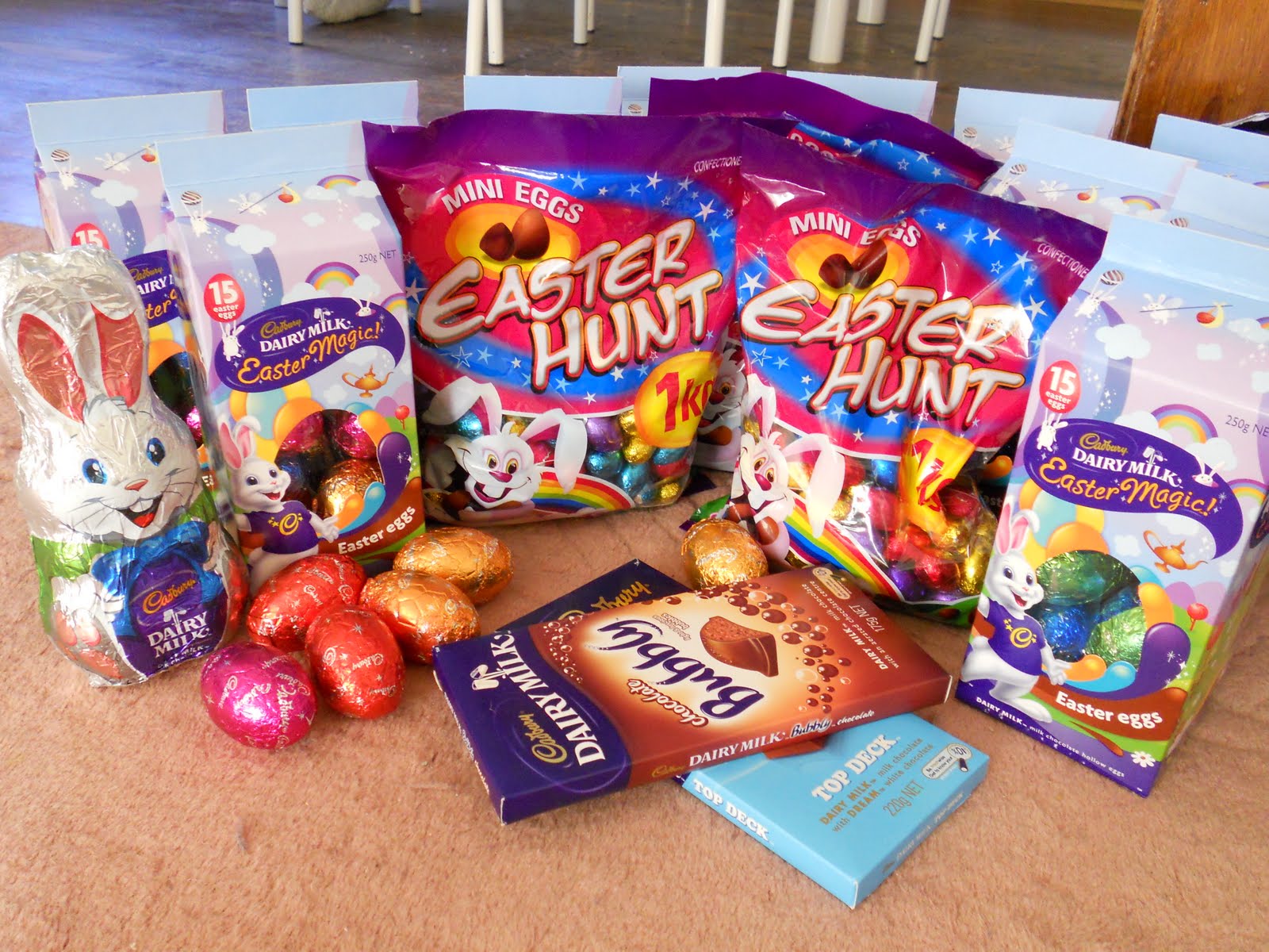 umiyumi2 our life in perth, WA Easter bunny and egg chocs