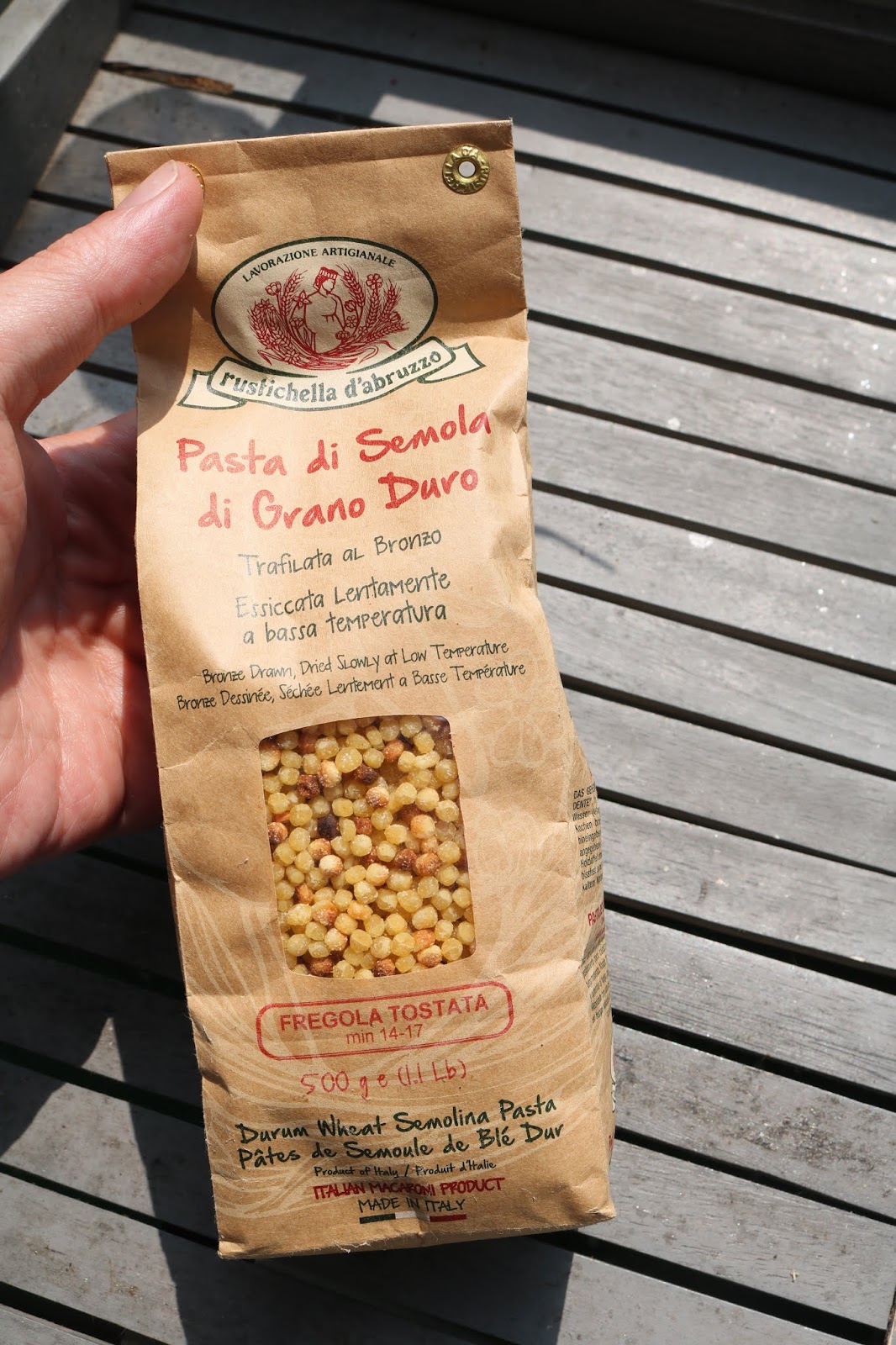 Fregola mit Zucchini Fregola mit Zucchini