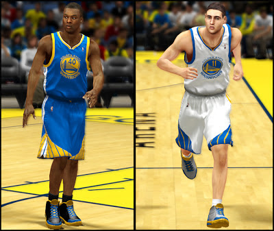 NBA 2K13 Warriors Home and Away Jersey Patch