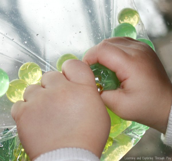 Spring Themed Sensory Bag - Spring Activities for Kids