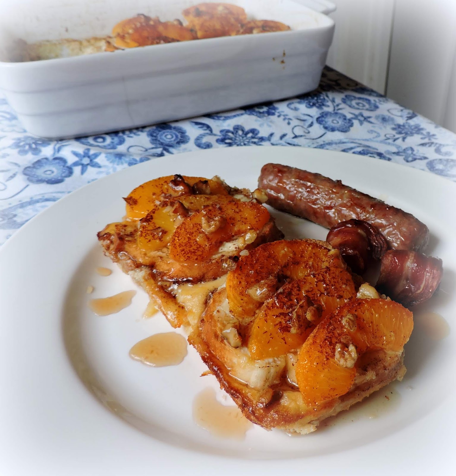 Baked Peach French Toast The English Kitchen