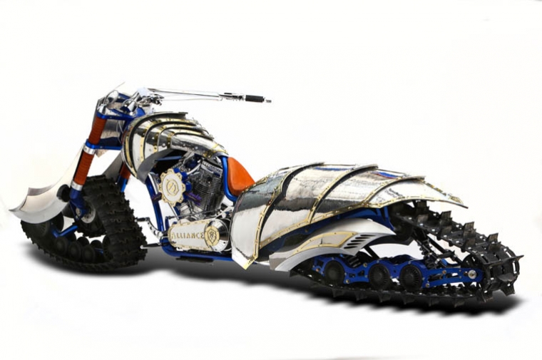 Just A Car Guy World Of Warcraft horde inspired choppers / trike from