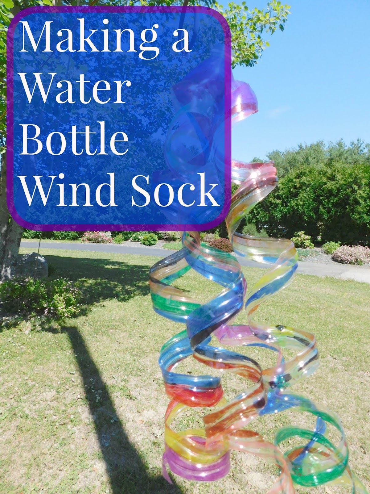Art Project 18; Water Bottle Windsock