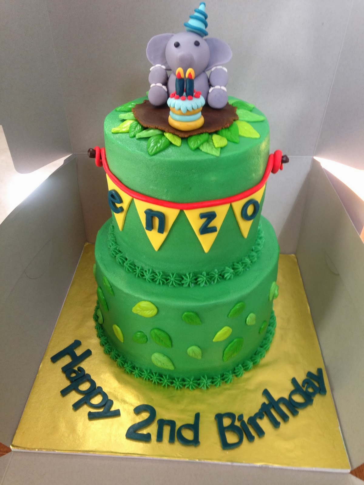 Joyce Gourmet Baby Elephant 2nd Birthday Cake joyce-gourmet-baby-elephant-2nd-birthday-cake