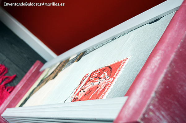 decora mueble con papel