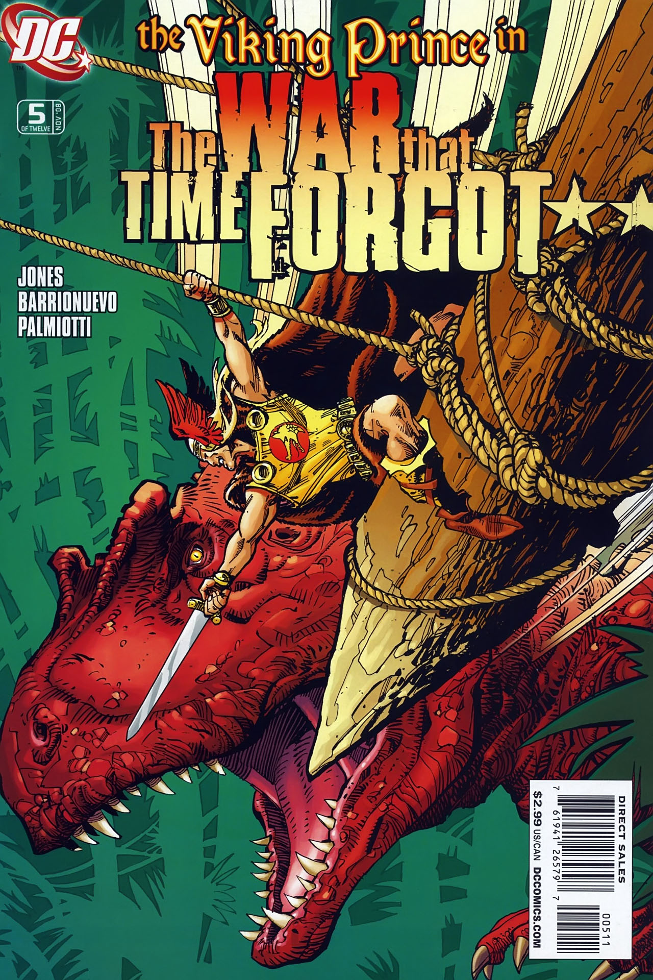 Read online The War That Time Forgot comic -  Issue #5 - 1