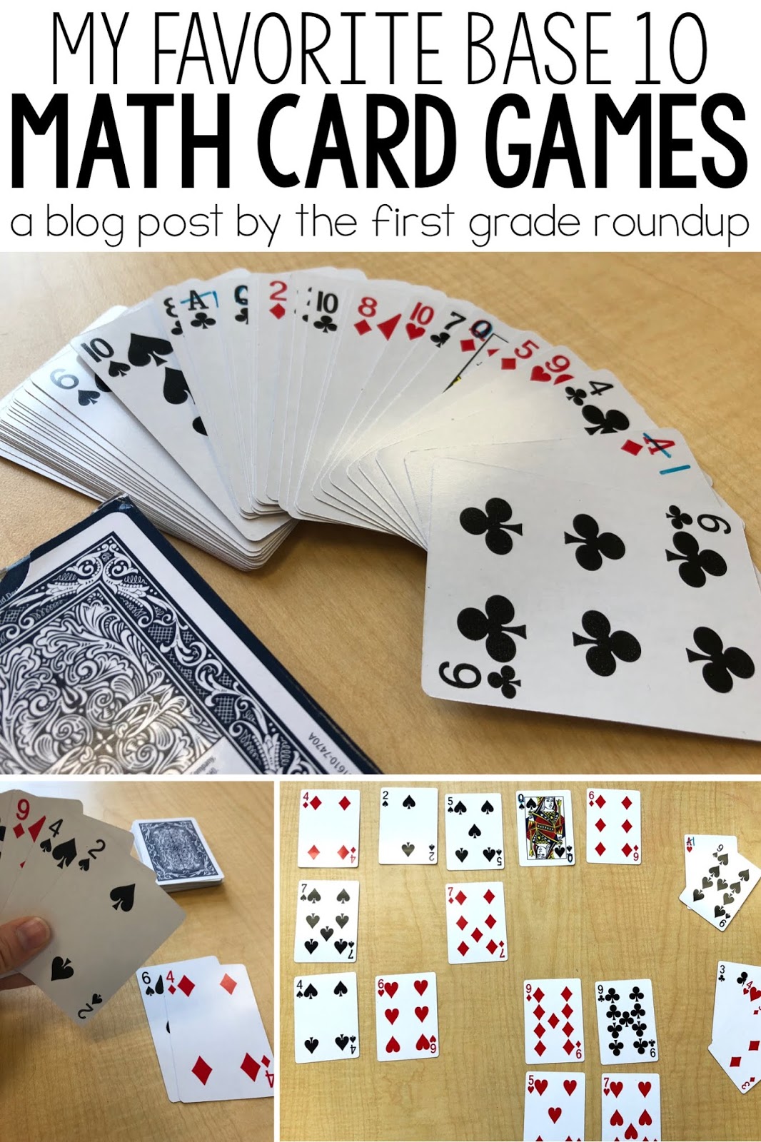 Lotsbestemming balans binnen Primary Math Card Games - Firstgraderoundup