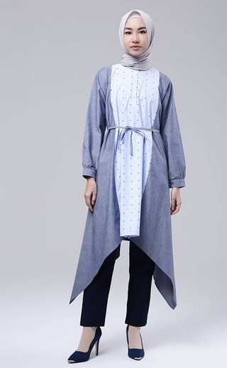 15 Koleksi Terbaru Baju Muslim  Tunik  Modern Trend 2022
