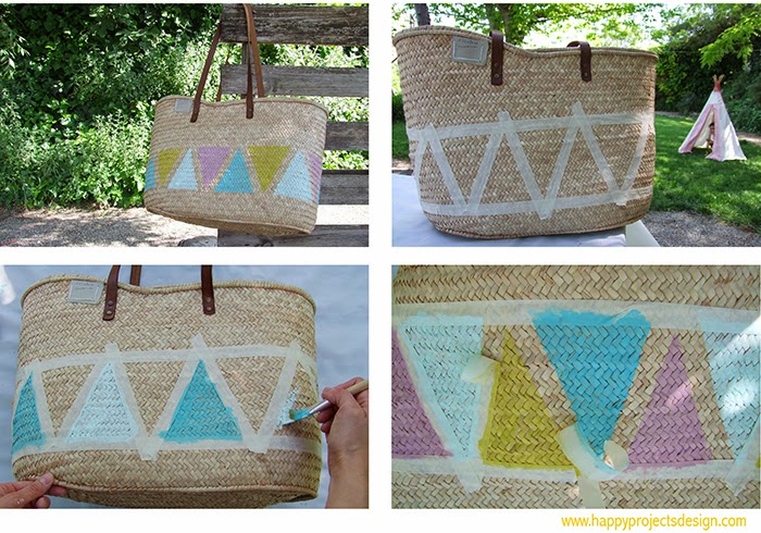 DIY: paso a paso pintar cesto con chalk paint